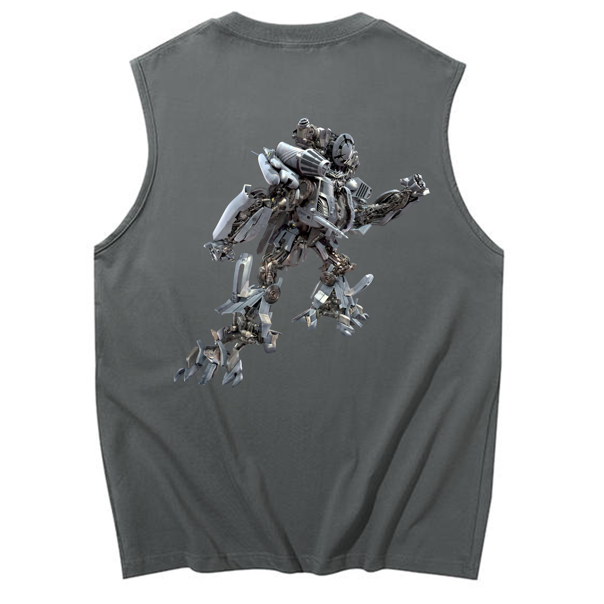 （画像用） Transformers トランスフォーマー コットン100％タンクトップ（背面プリント）